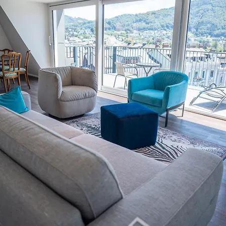 Anton - Penthouse Mit Seeblick Und Kostenloser Garage