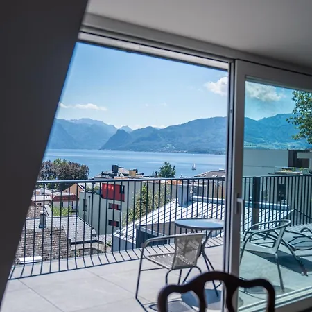 Anton - Penthouse Mit Seeblick Und Kostenloser Garage Apartment *